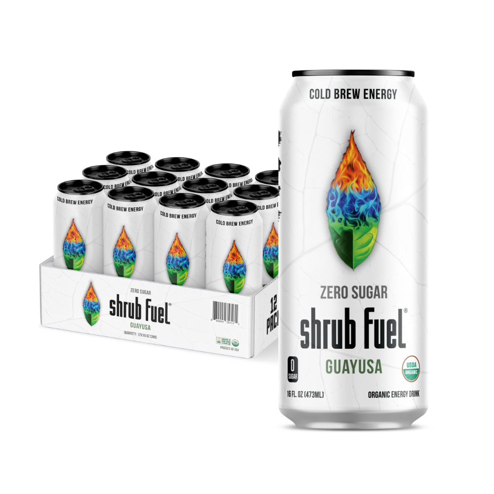 Organic Guayusa Energy Drink | Zero Sugar | Shrub Fuel